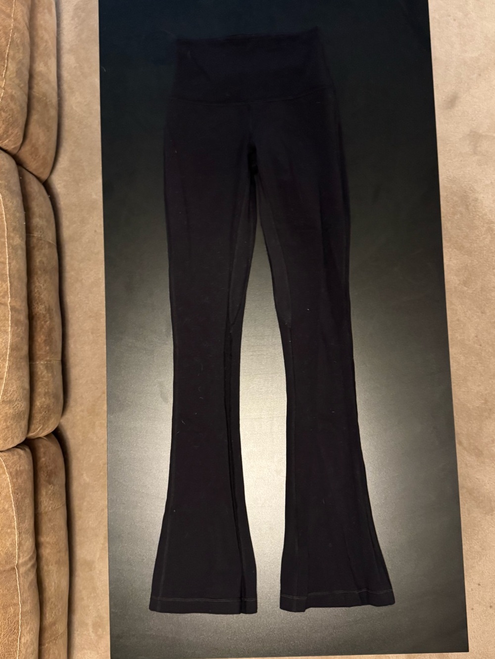 Lululemon Black Align Mini Flare size 2